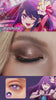 Wearing Ai Hoshino colored contact lenses on camera – real-wear video