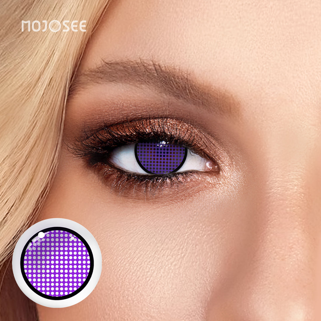 Shinobu Violet Grid Cosplay Contact Lenses – Demon Slayer