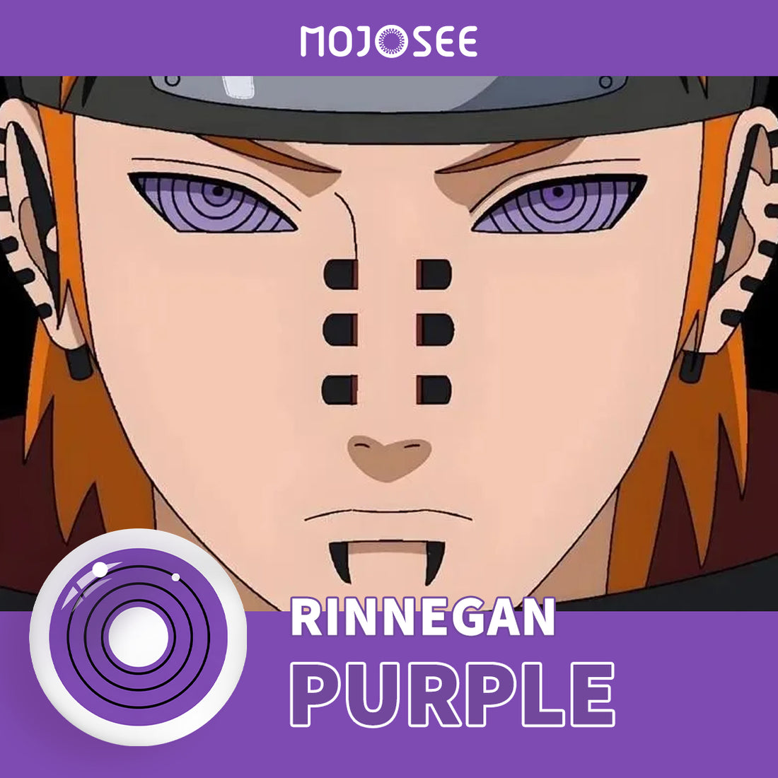 Pain Rinnegan Prescription Cosplay Contact Lenses – Naruto Shippuden