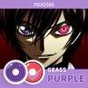 Lelouch Heterochromia Cosplay Contact Lenses‑Red Geass & Purple Eye – Code Geass