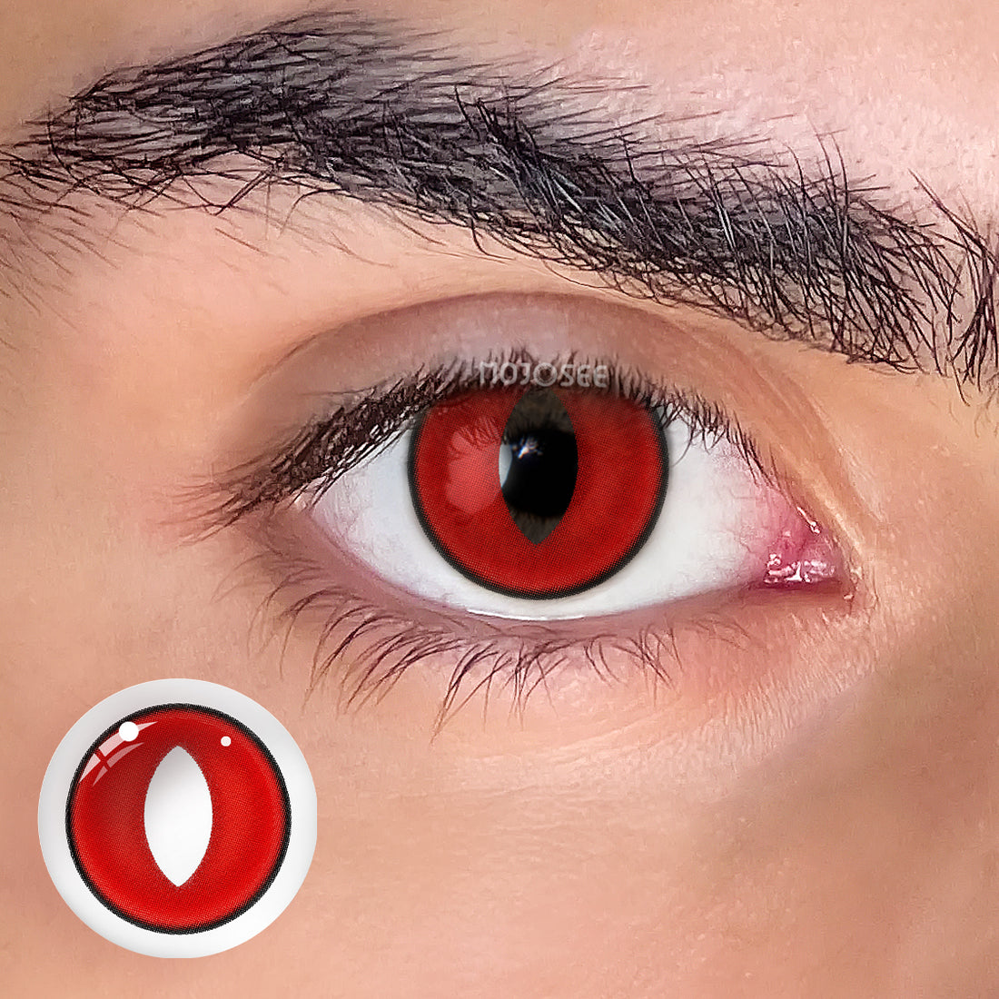 Alastor Red Slit Prescription Cosplay Contact Lenses – Hazbin Hotel