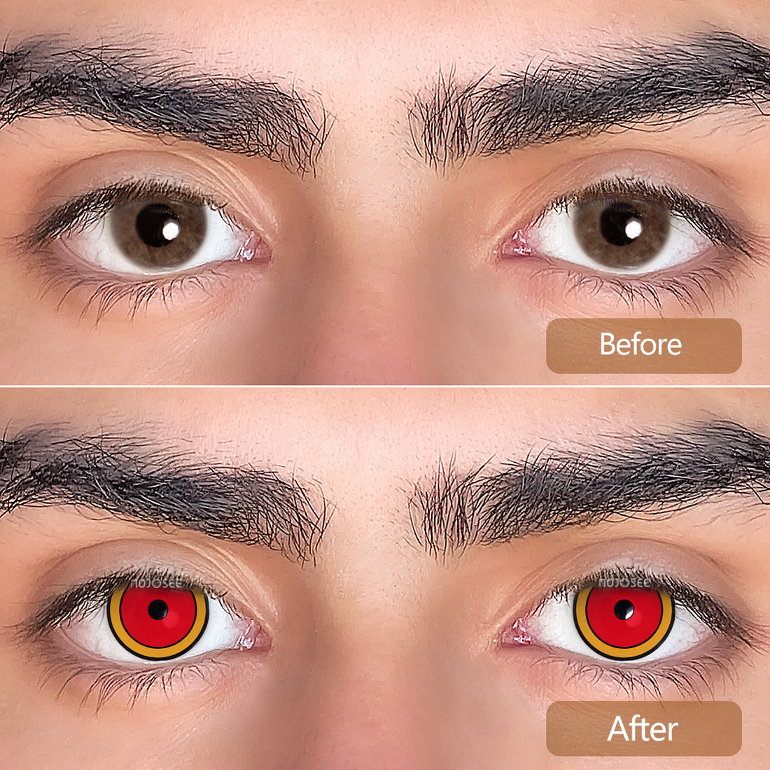 Kyojuro Rengoku Ember Ring Cosplay Contact Lenses – Demon Slayer