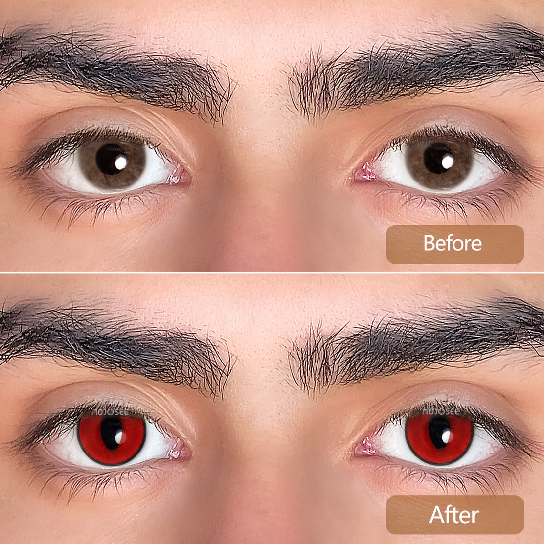 Alastor Red Slit Prescription Cosplay Contact Lenses – Hazbin Hotel