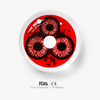 Crimson Storm Triple Pupil Colored Contact Lenses