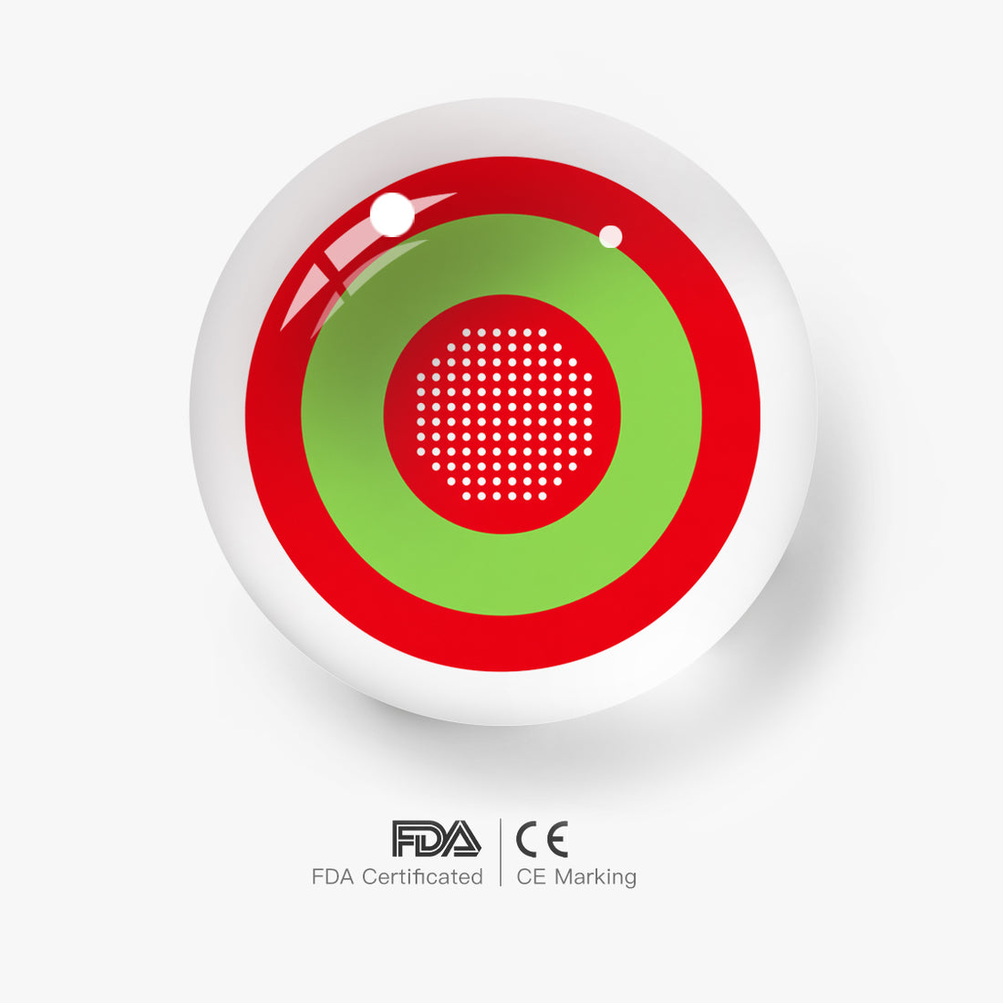 Rebecca Scarlet Emerald Ring Cosplay Contact Lenses – Cyberpunk: Edgerunners