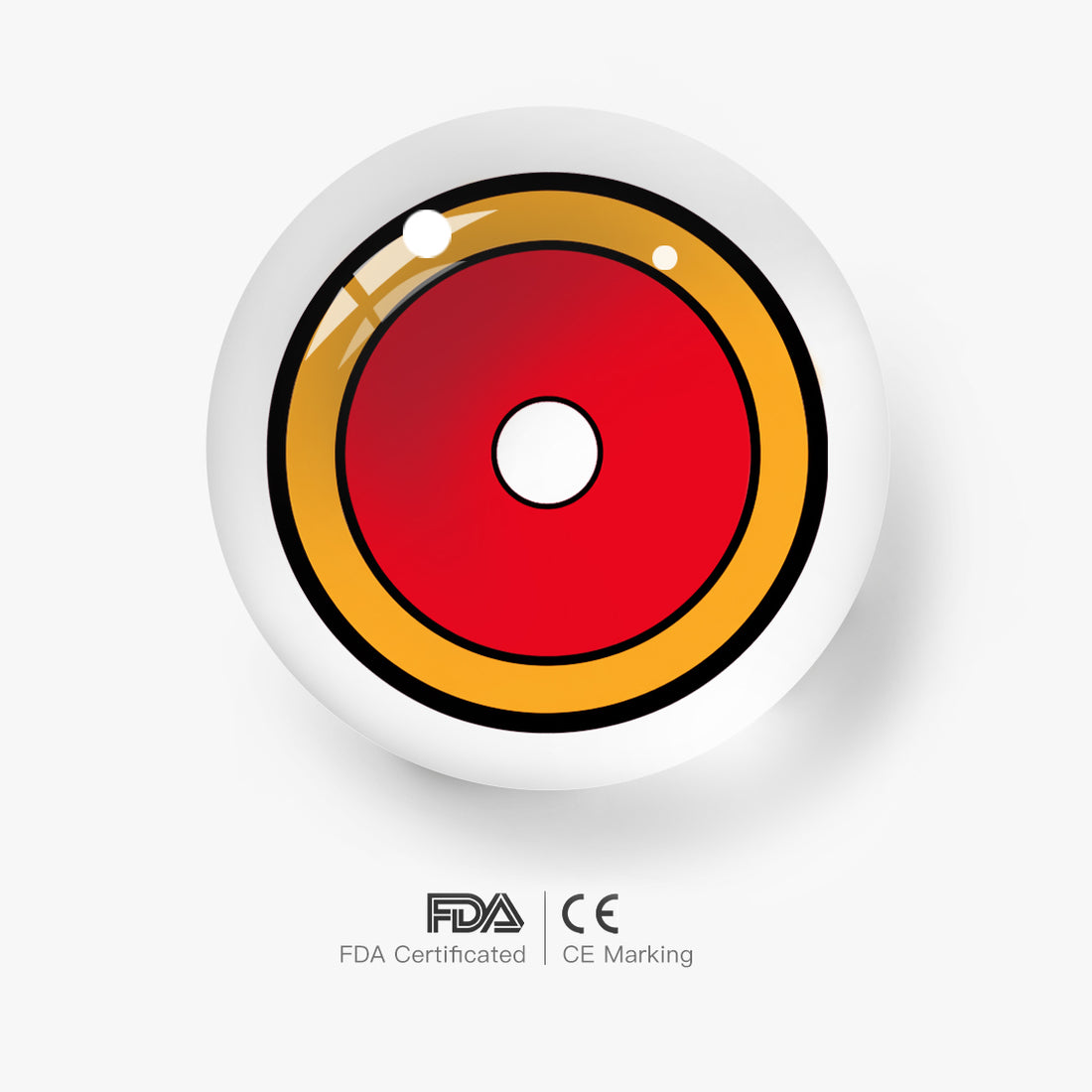 Kyojuro Rengoku Ember Ring Cosplay Contact Lenses – Demon Slayer