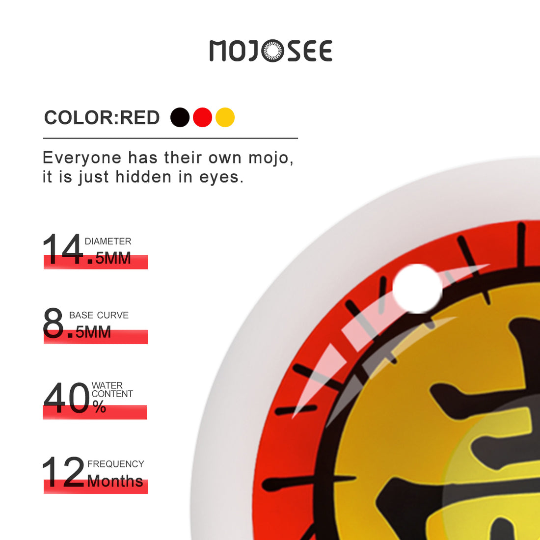 Kokushibo Cosplay Contact Lenses – Demon Slayer