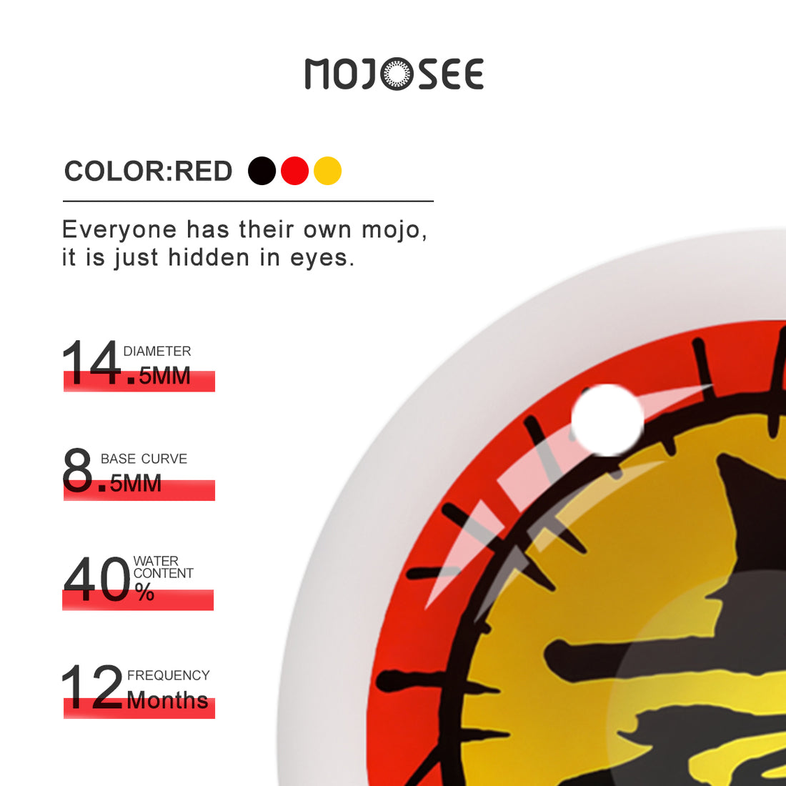 Kokushibo Cosplay Contact Lenses – Demon Slayer