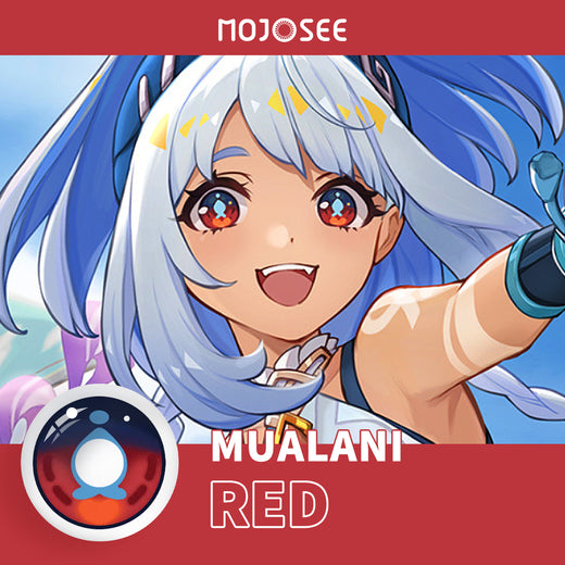 Mualani Cosplay – red colored contact lenses