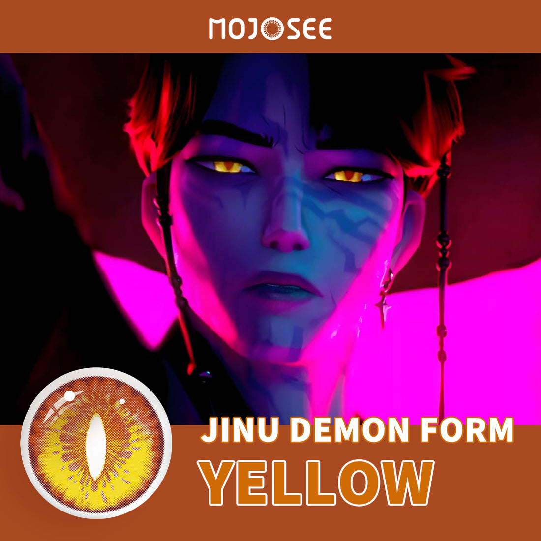 Rumi & Jinu Demon Form Cosplay Contact Lenses — K‑Pop Demon Hunters