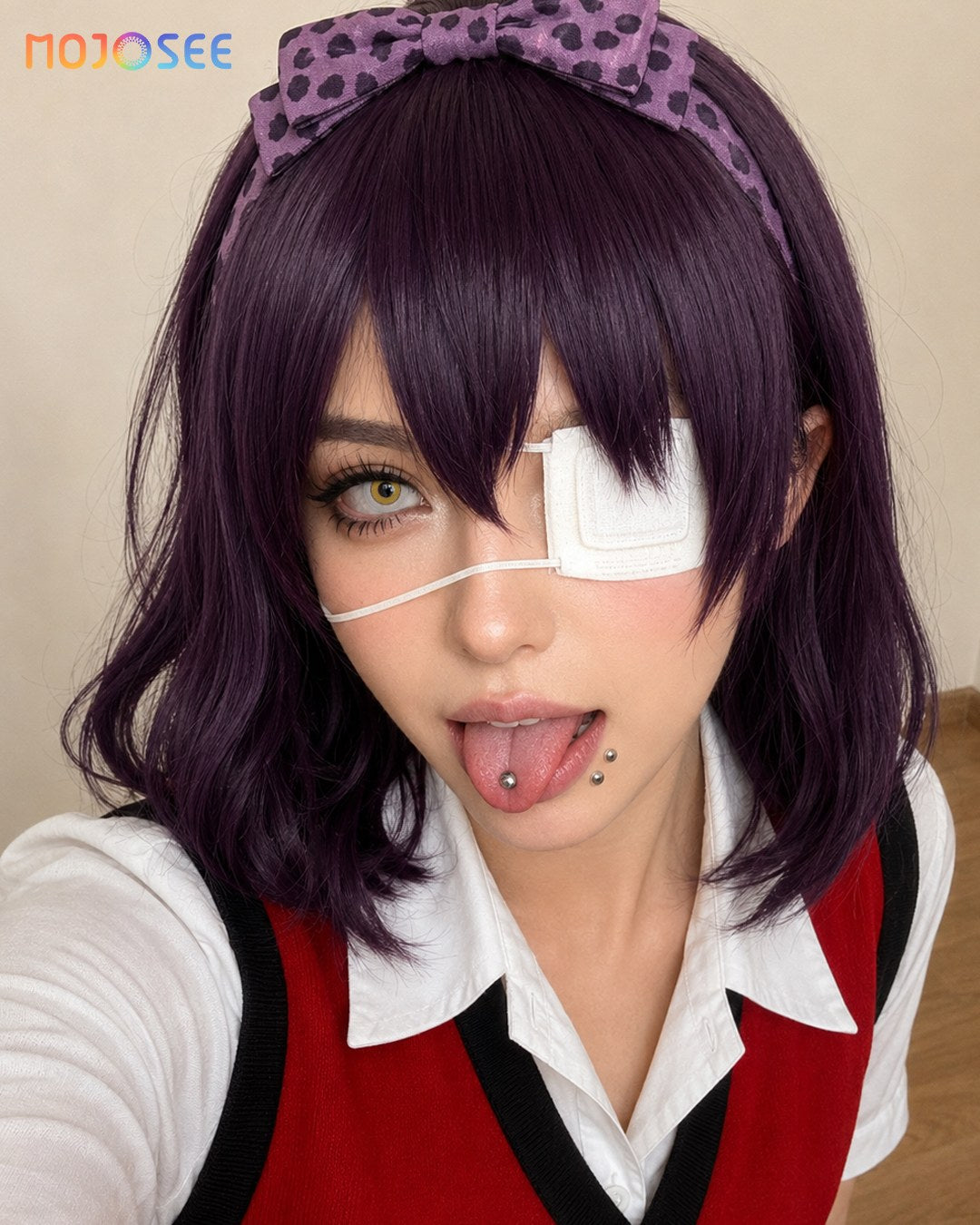 Yellow Small Pupil Prescription Contact Lenses - Miosis — look 5
