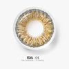 Daily Disposable Glitter Hazel Colored Contact Lenses