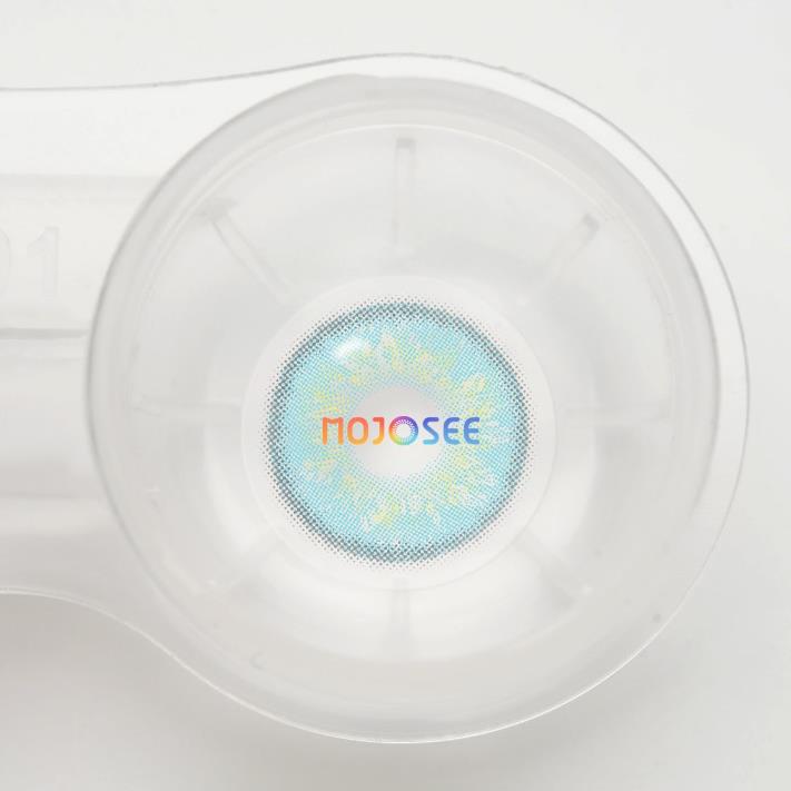Daily Disposable Starry Sky Blue Colored Contact Lenses