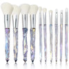 MOJO Crystal Diamond Laser Acrylic 10 Piece Brush Set