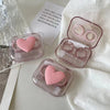 MOJO Pink Heart Lens Case