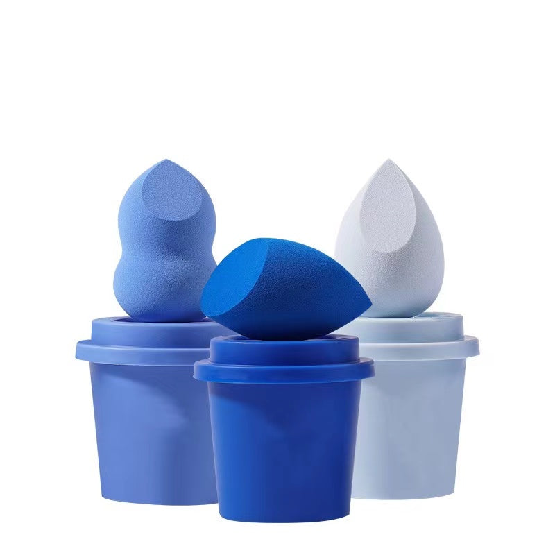 MOJO Blue Flawless Makeup Sponge（3items） Colored Contact Lenses