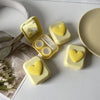 MOJO Macaron Yellow Heart Lens Case