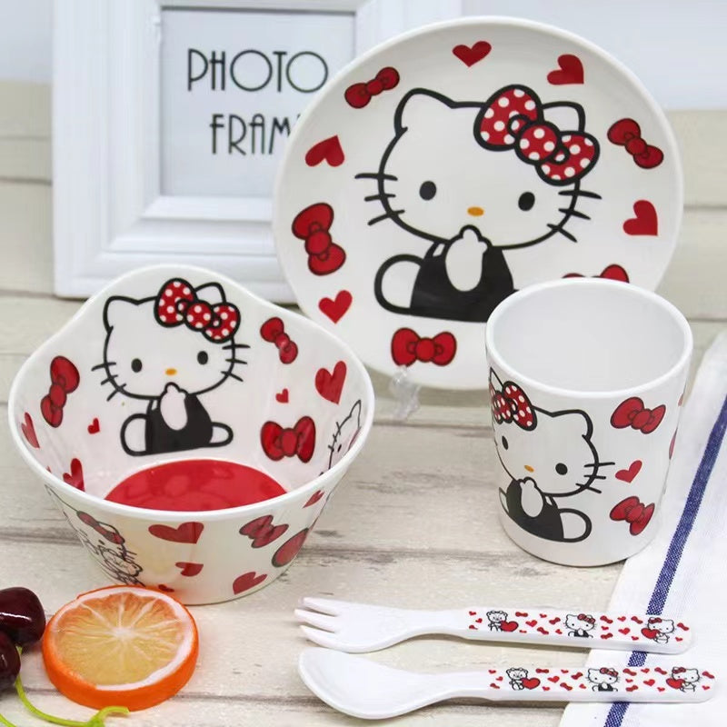 MOJO Kitty knife and fork 4-piece set