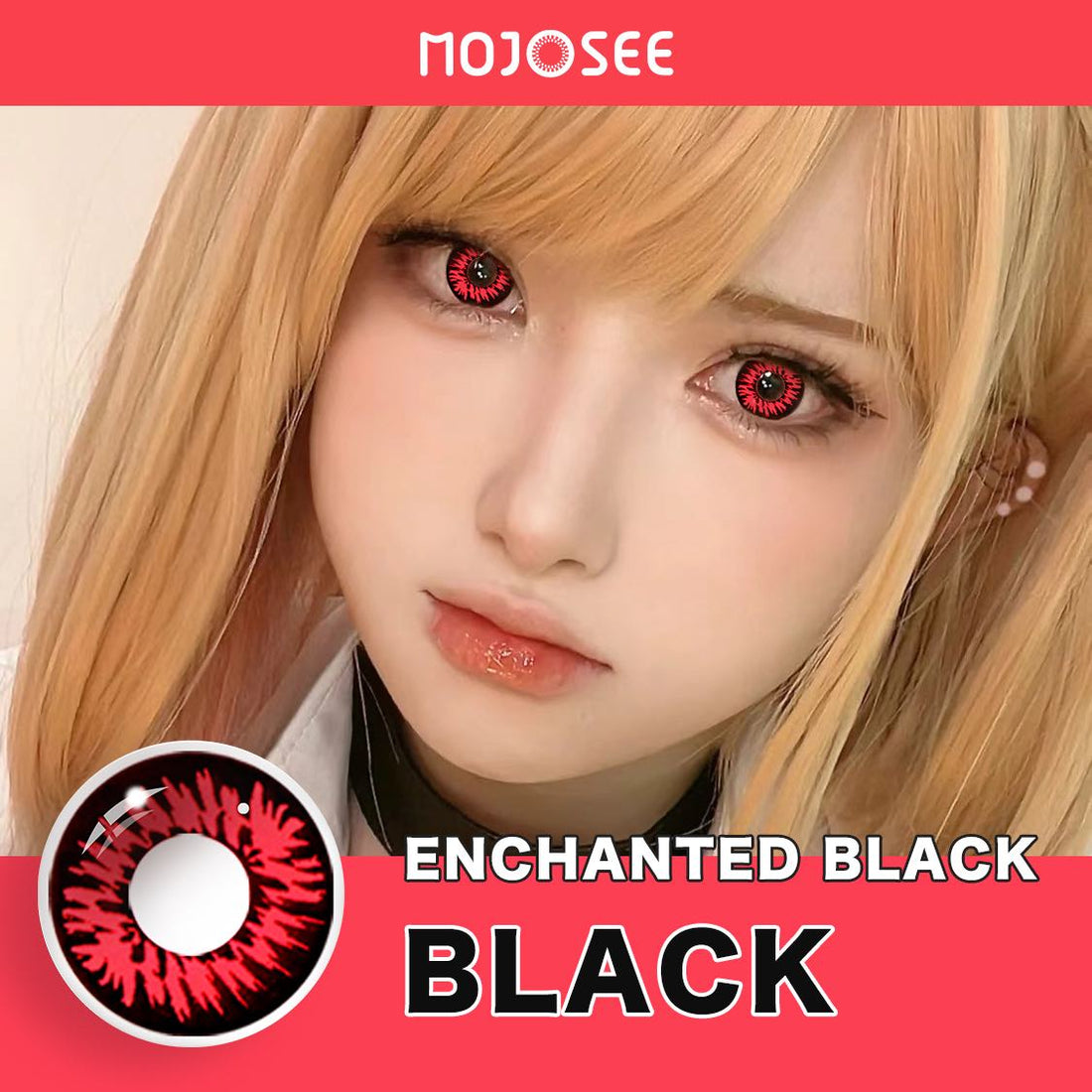 Enchanted Black Colored Contact Lenses