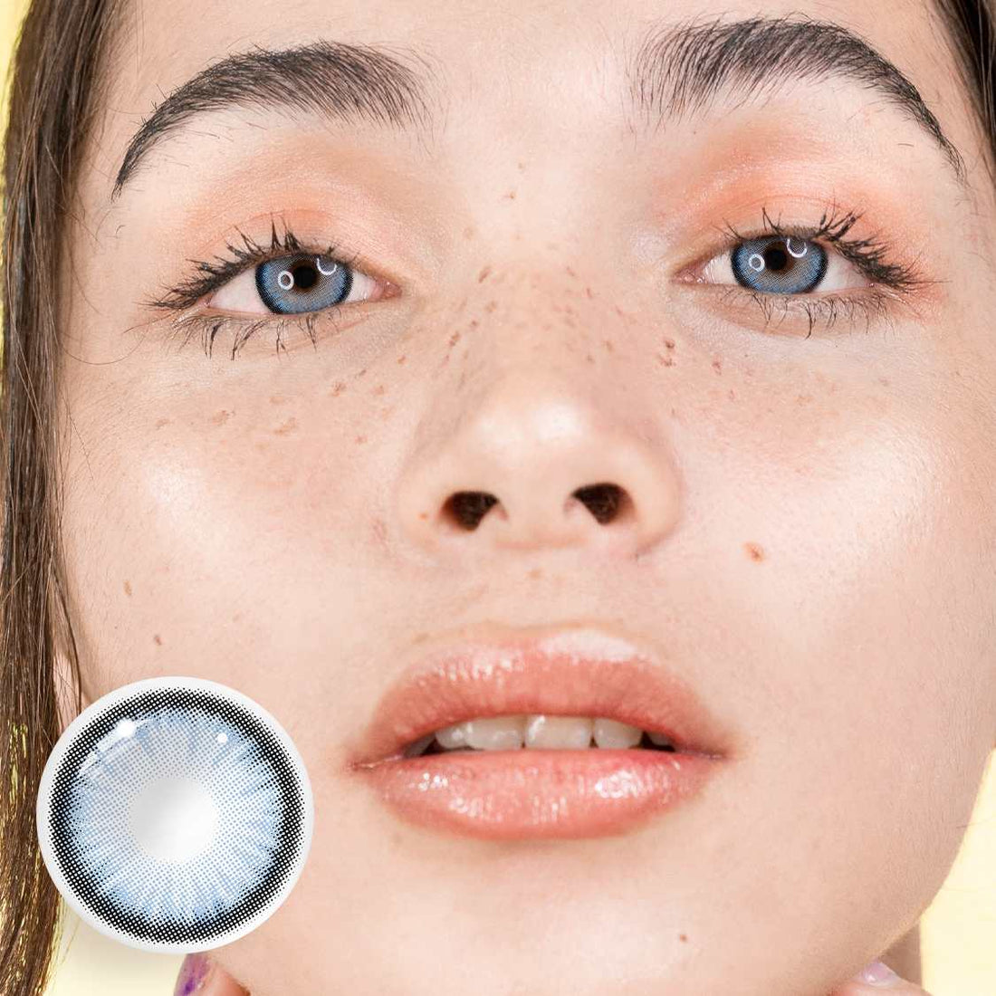 Rain Forest Gray-Blue Colored Contact Lenses