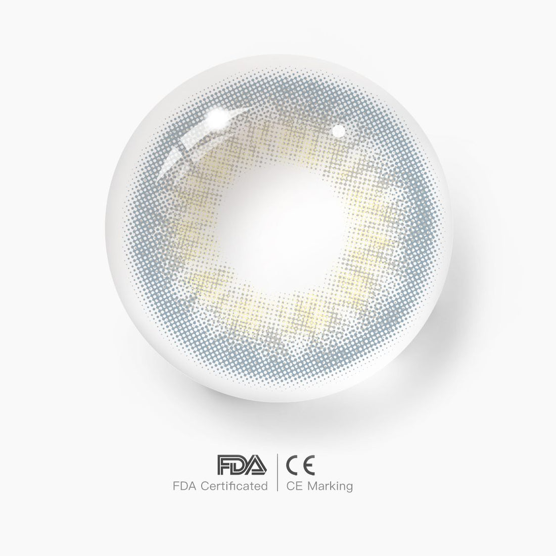 DNA Taylor Blue Gray Colored Contact Lenses
