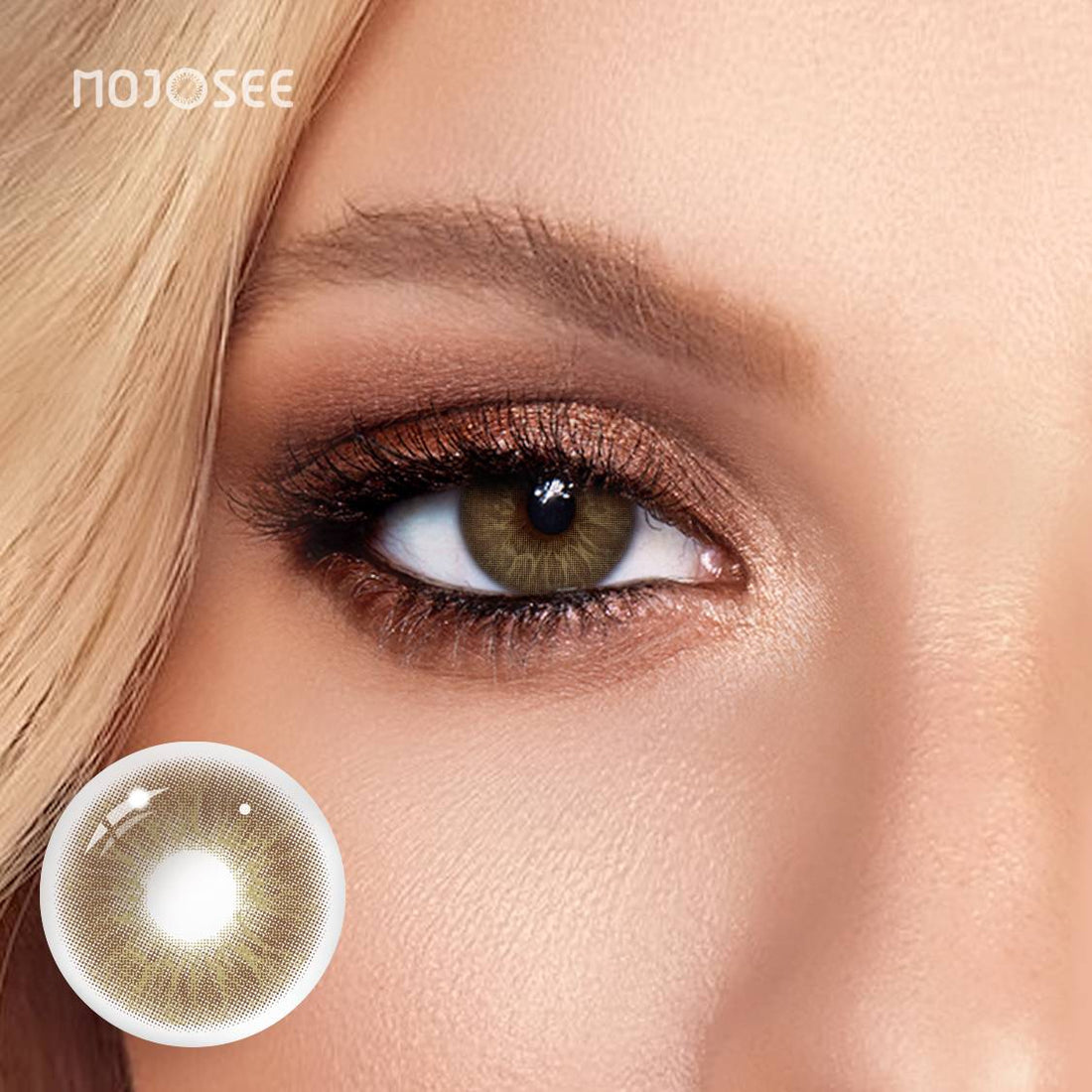 Love Story Pea Colored Contact Lenses
