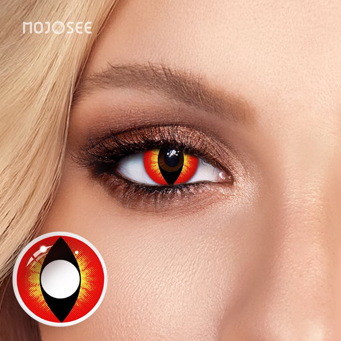 Cat Eyes Reddish Brown Colored Contacts Colored Contact Lenses