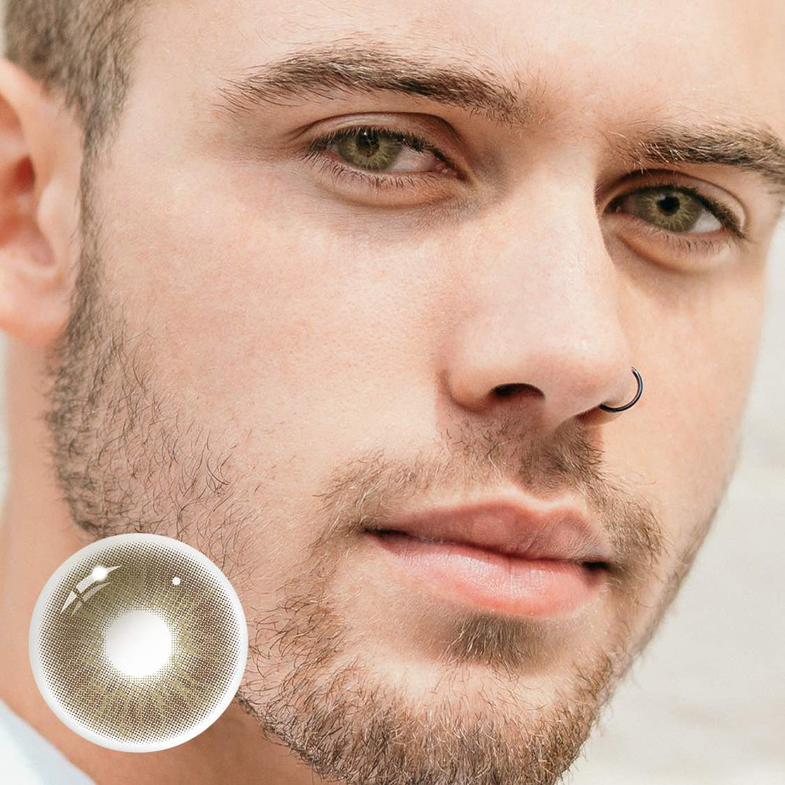 Love Story Pea Colored Contact Lenses for Men