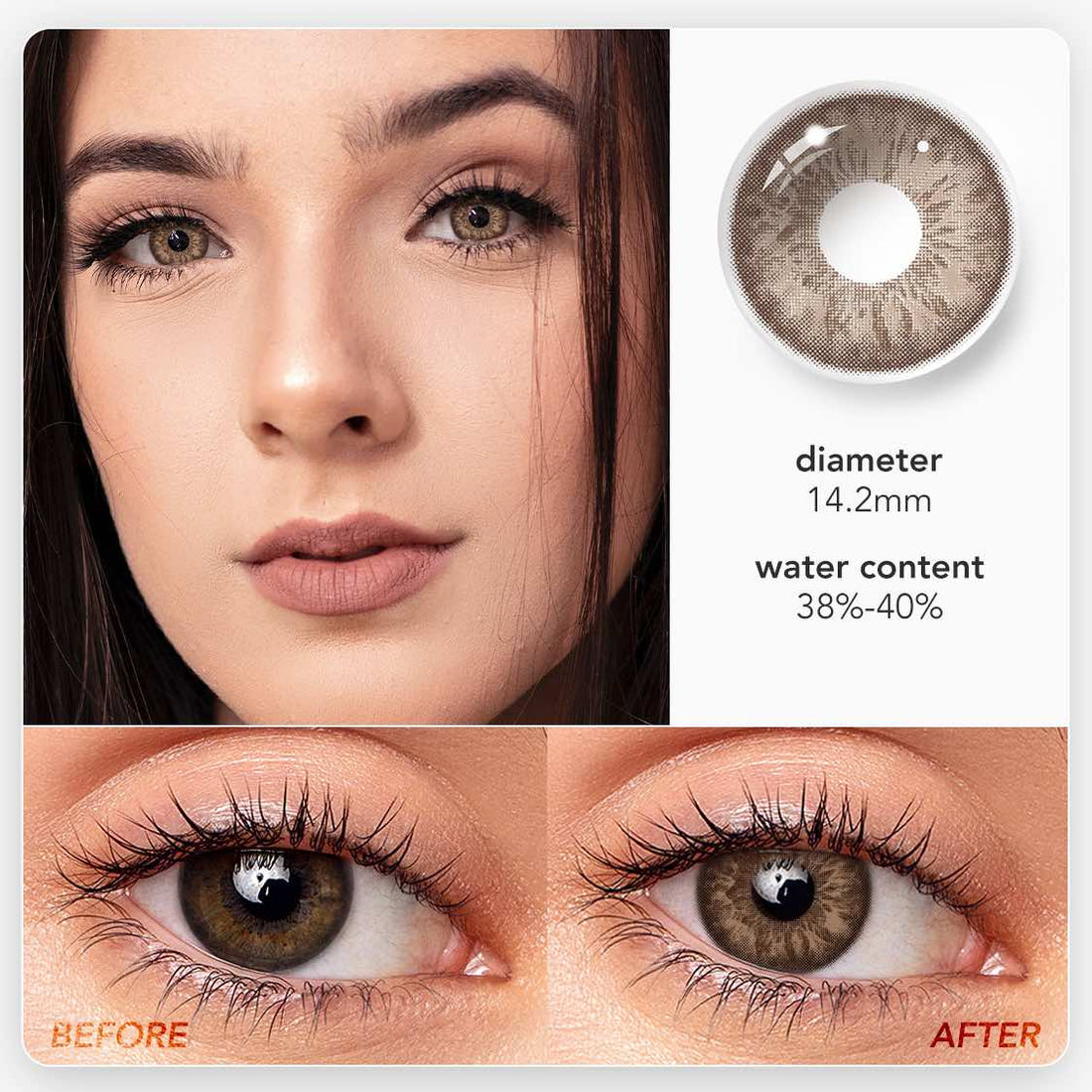 Cocktail Tequila sunrise Colored Contact Lenses