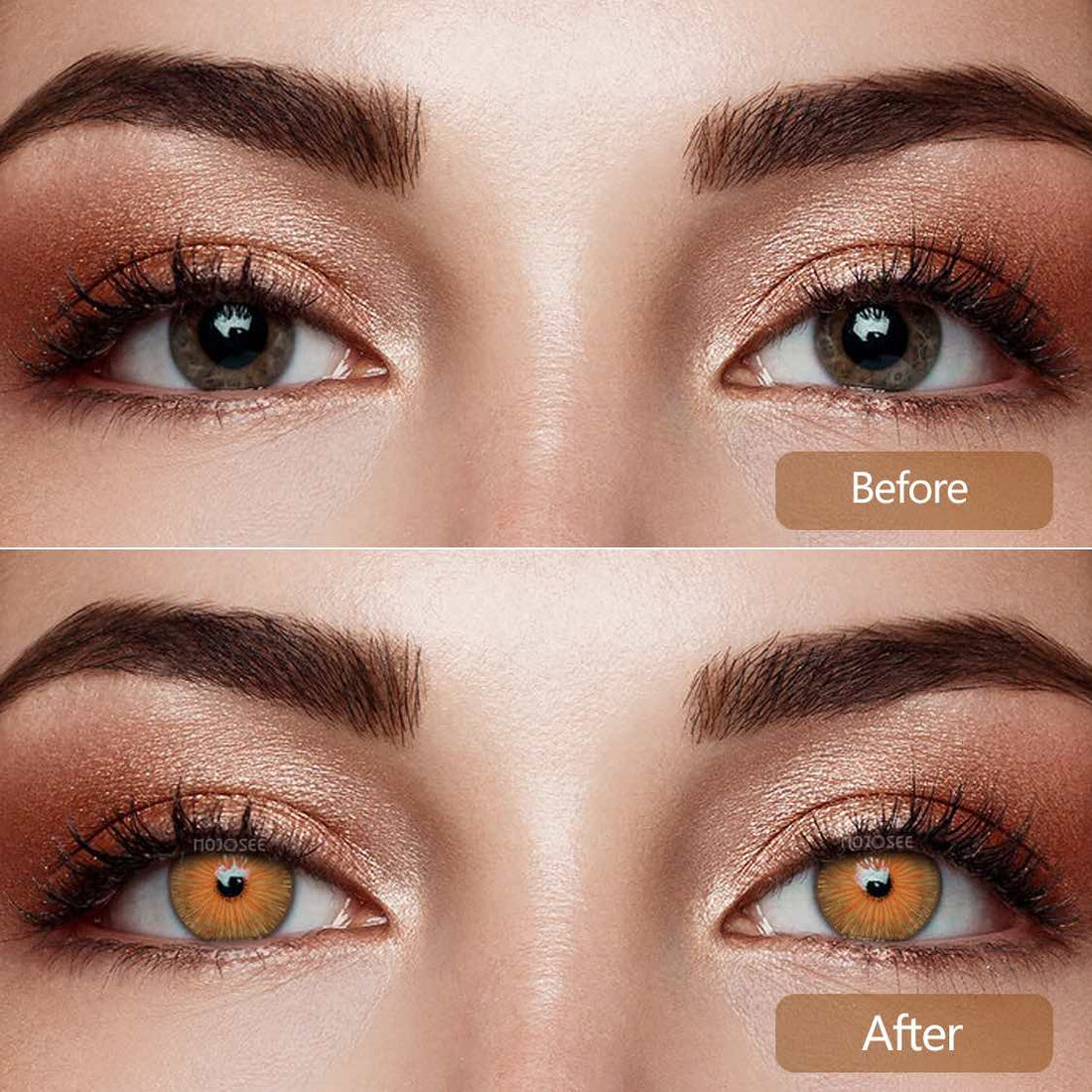 New York N Hazel Colored Contact Lenses