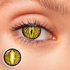 Lizard Eye Brown Colored Contact Lenses