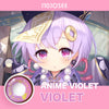 Genshin Anime Violet Colored Contact Lenses