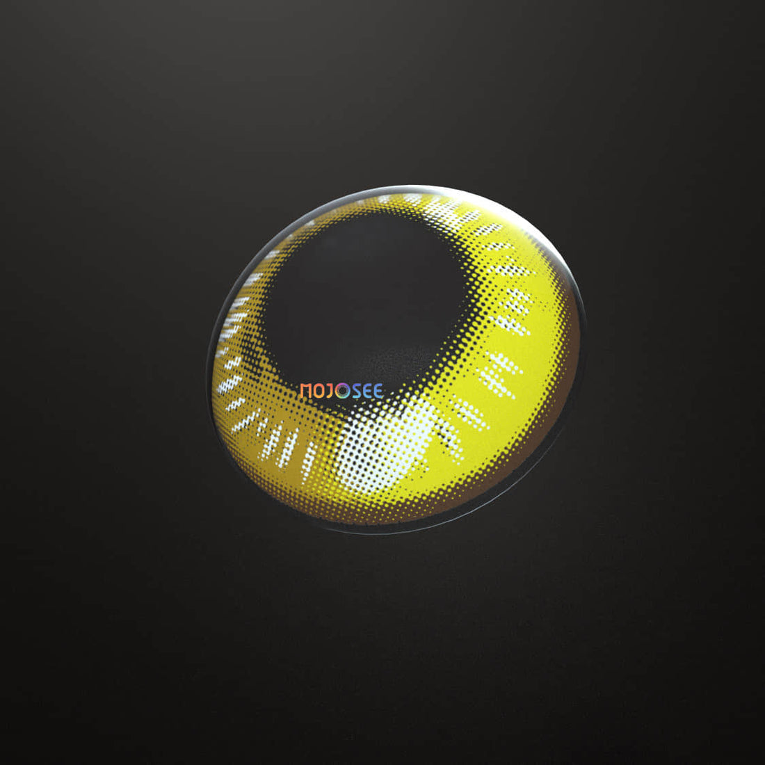 Genshin Anime Yellow Colored Contact Lenses
