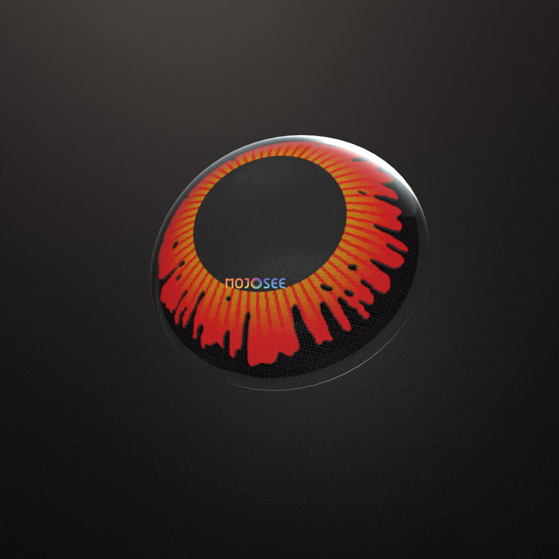 Sun moon Red Wizards Colored Contact Lenses