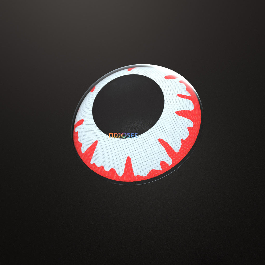 Trauma White Demon Colored Contact Lenses