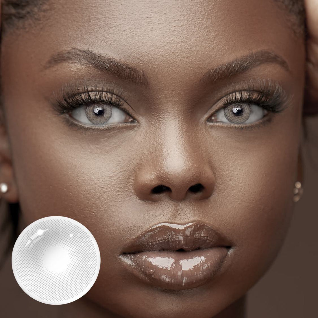 Polar Lights Gray Colored Contact Lenses