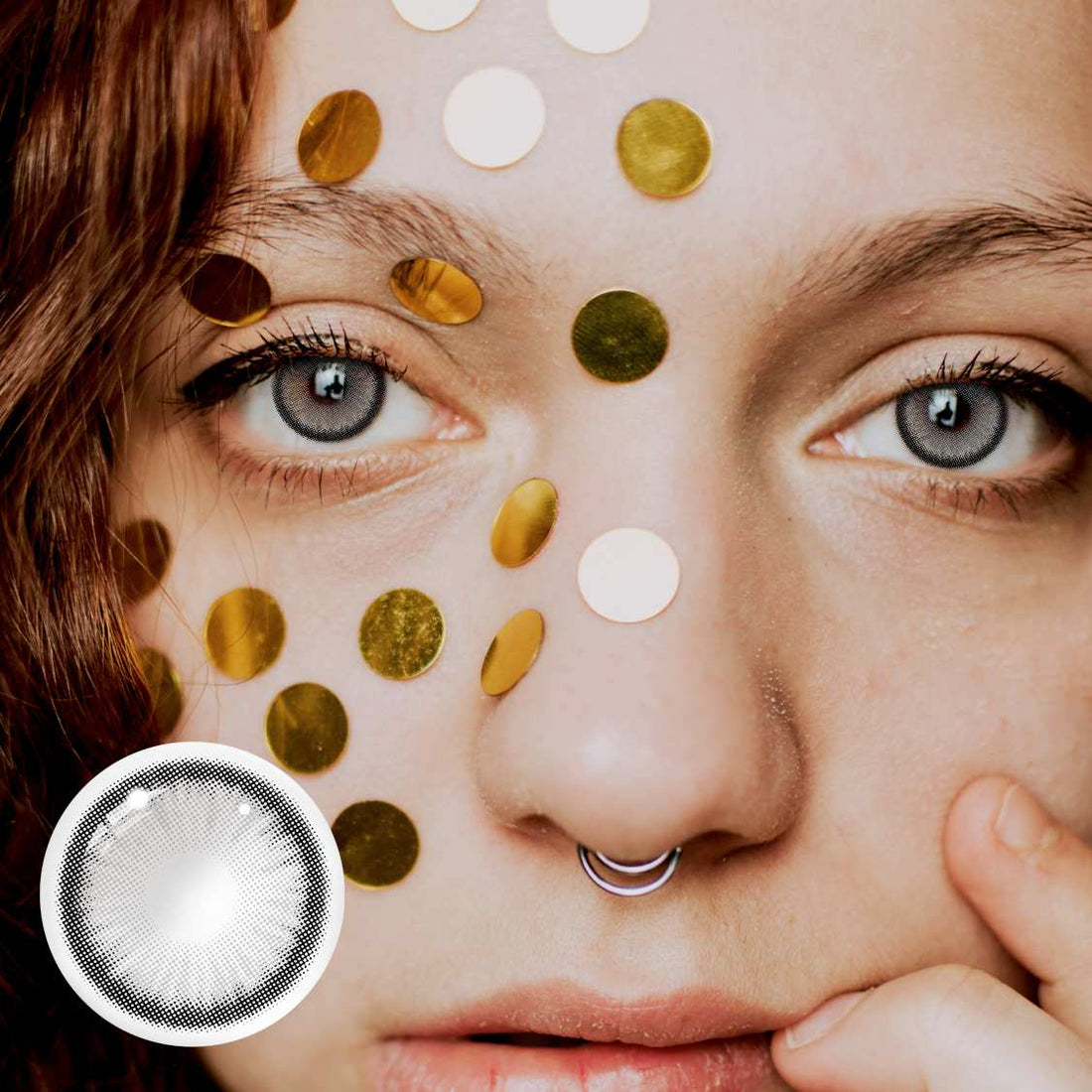Rain Forest Gray Colored Contact Lenses
