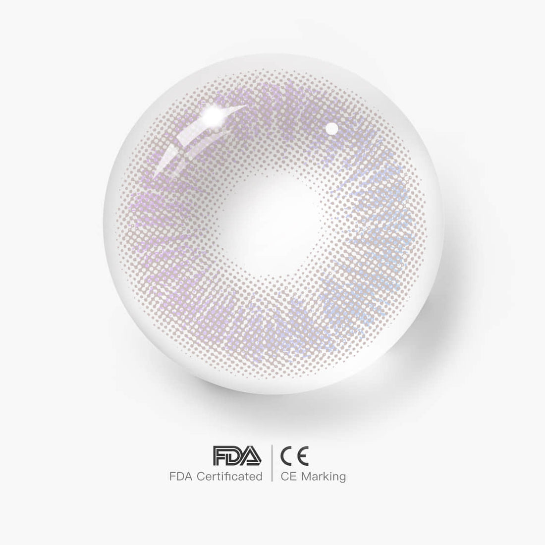 Vision Gray Colored Contact Lenses