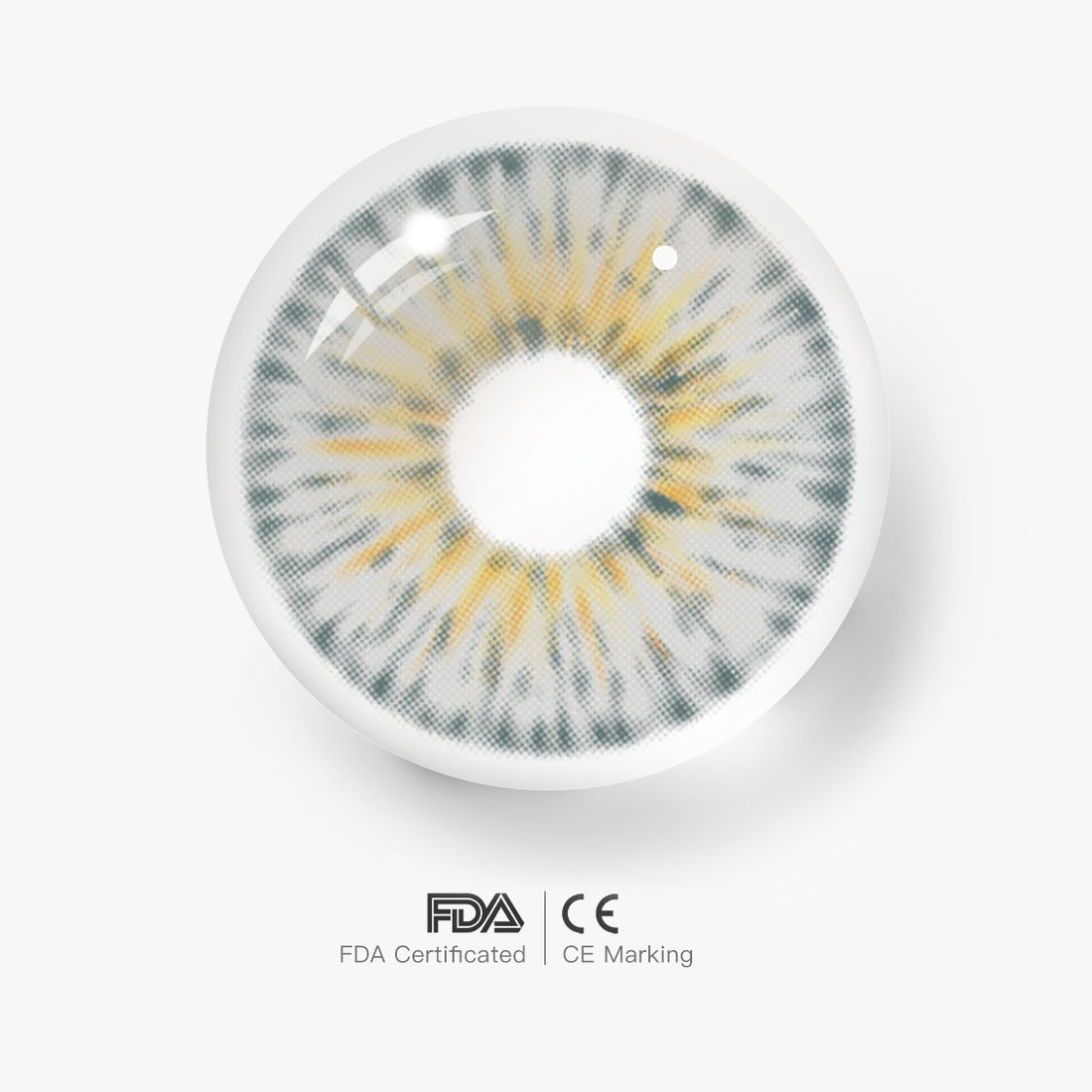 New York Gogh Gray Colored Contact Lenses