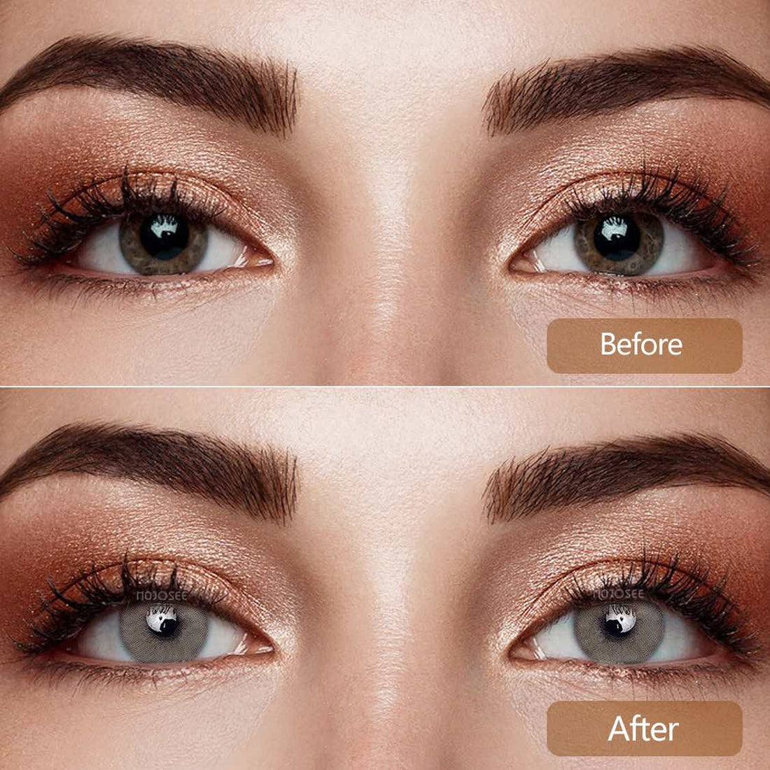 Polar Lights Gray Colored Contact Lenses