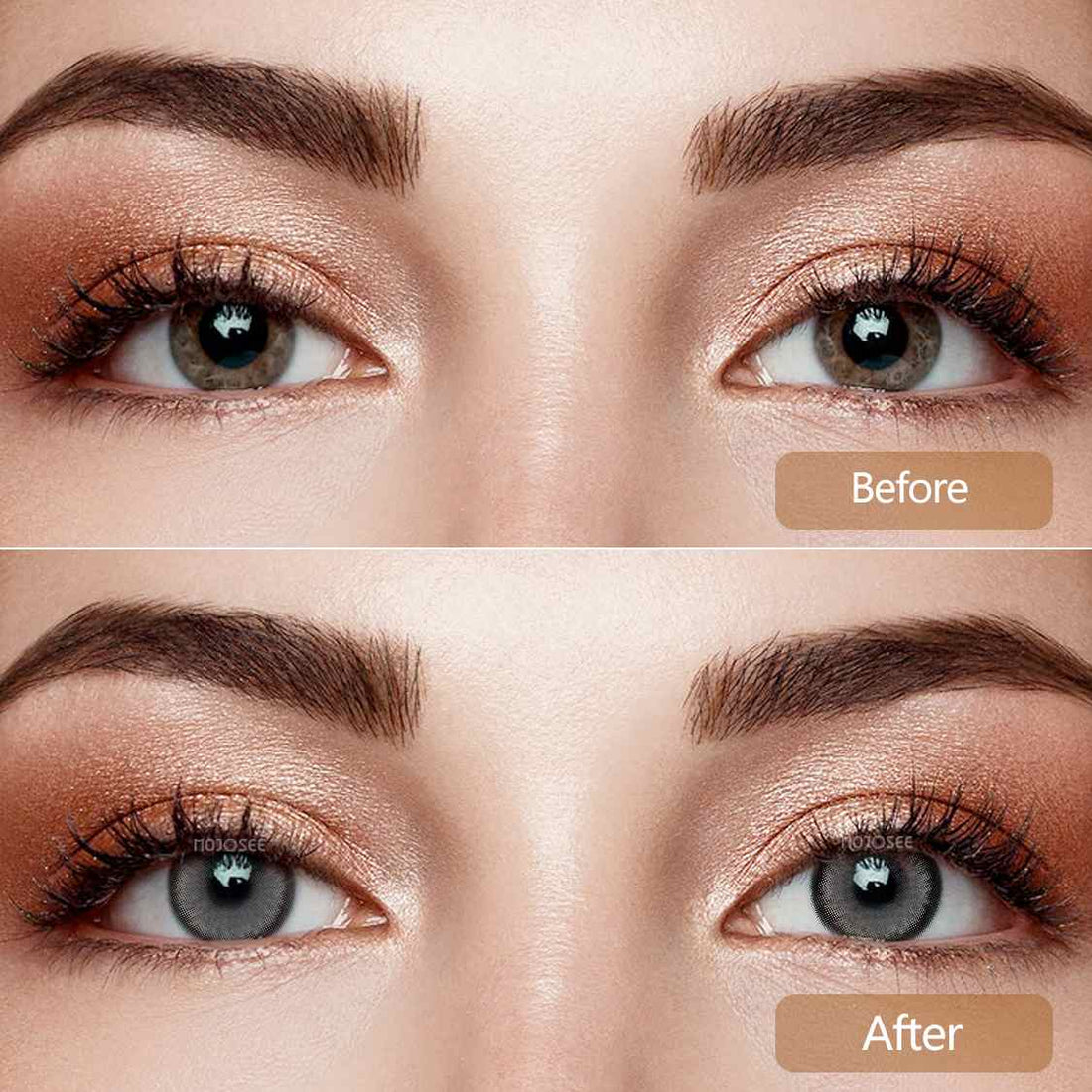 Rain Forest Gray Colored Contact Lenses