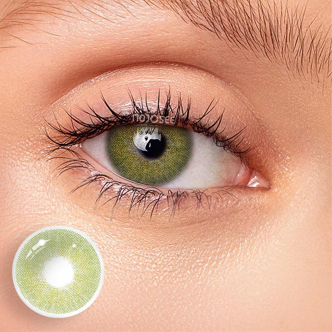 Cloud Green Colored Contact Lenses for Men