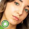 Vika Tricolor Green Colored Contact Lenses