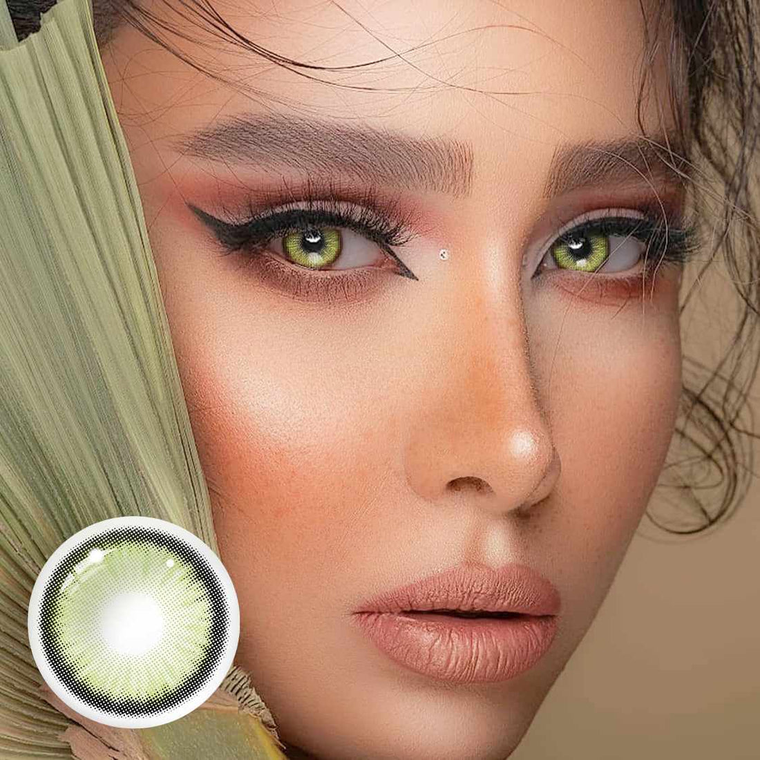 Dawn Green Colored Contact Lenses