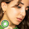 Vika Tricolor Green Colored Contact Lenses
