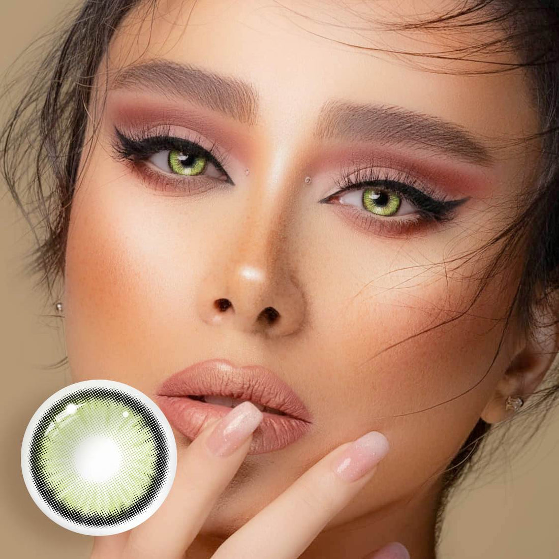 Rain Forest Green Colored Contact Lenses