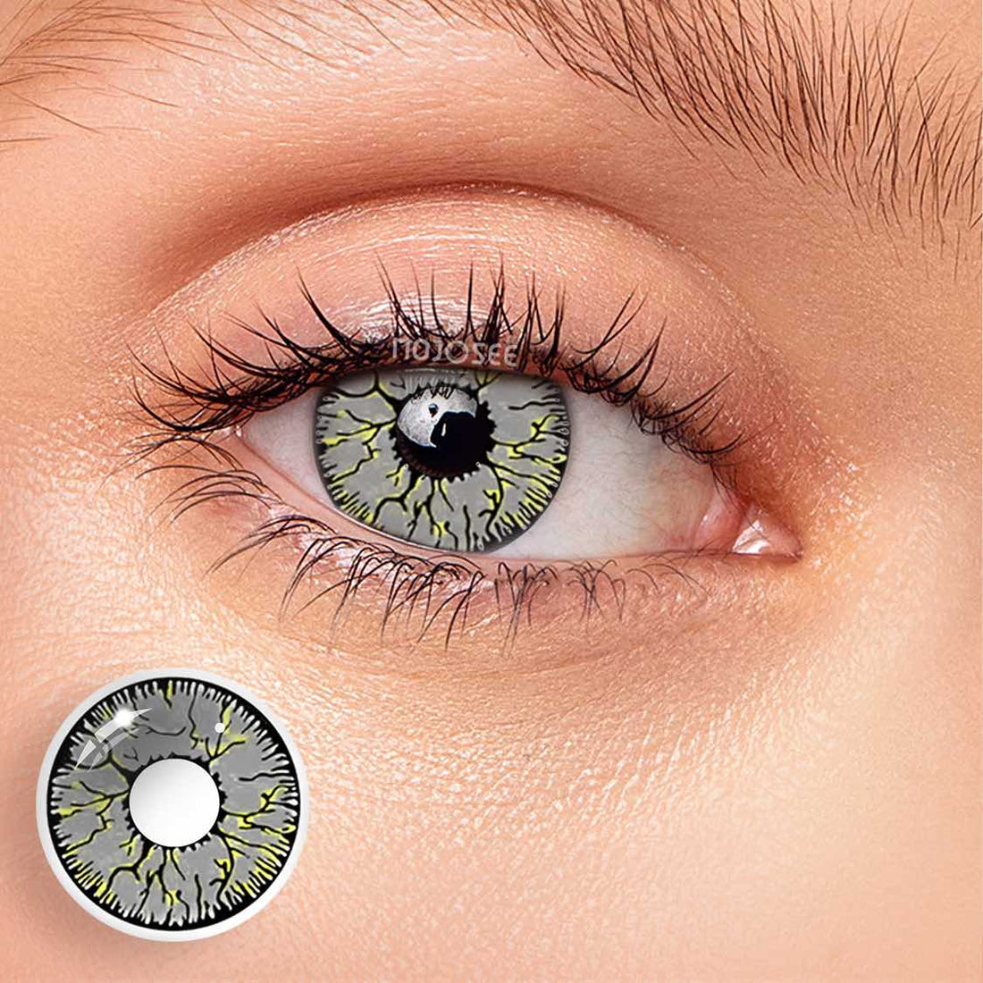 Gray Crack Cosplay Contact Lenses – Naruto