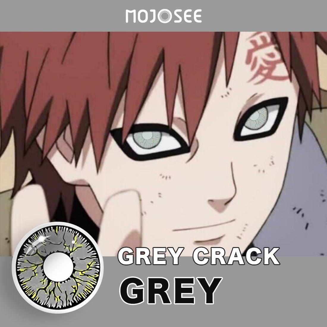 Gray Crack Cosplay Contact Lenses – Naruto