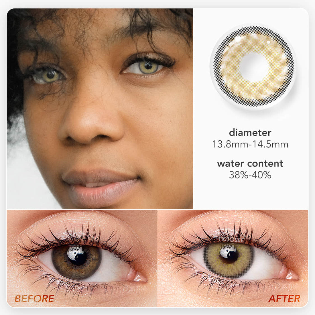 Himalaya Gray Colored Contact Lenses