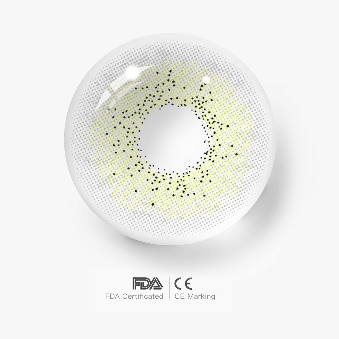 Ocean Cyan Gray Colored Contact Lenses